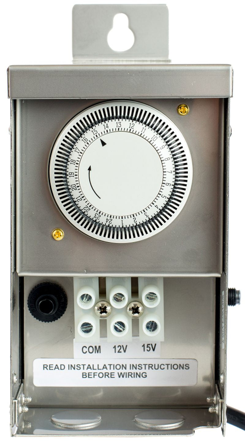 Westgate Lighting TR-40W-DT-TPC-SS  Landscape Transformer Landscape Light Pewter, Nickel, Silver