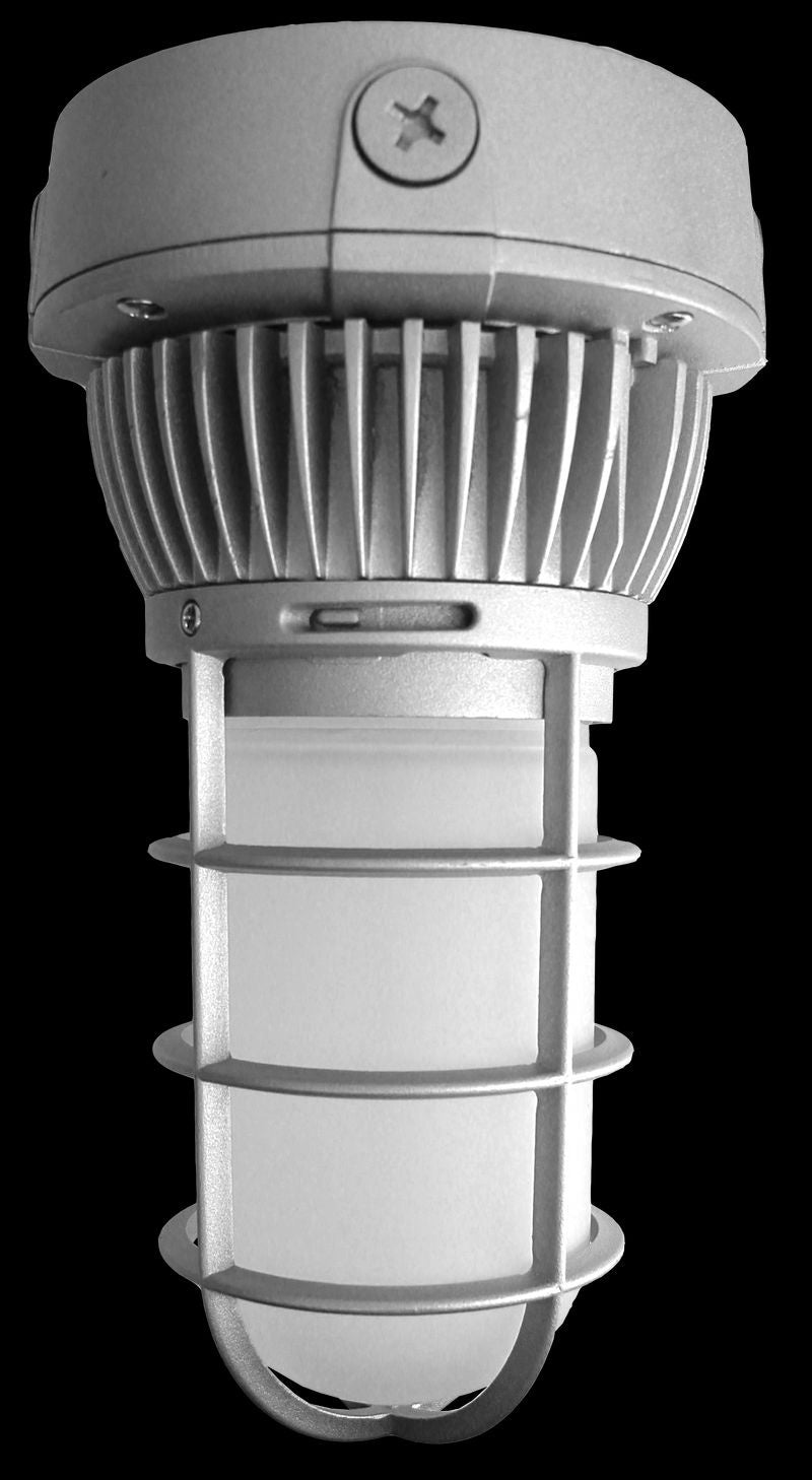 Westgate Lighting VTU-12W-30K  Led Universal Vapor Light Outdoor Pewter, Nickel, Silver