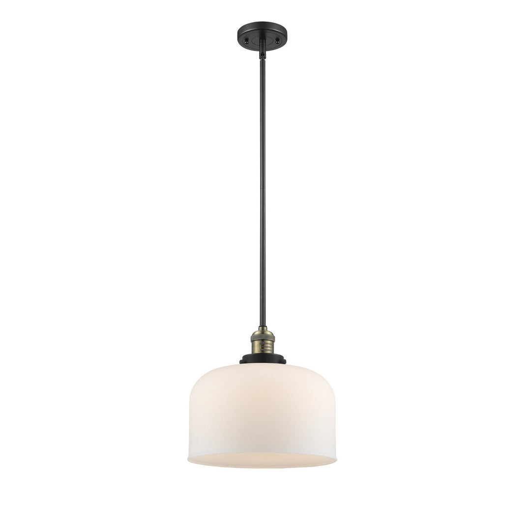 Innovations Franklin Restoration 201S-BAB-G71-L-LED Pendant Light - Black Antique Brass