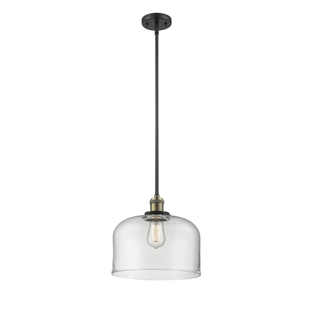 Innovations Franklin Restoration 201S-BAB-G72-L Pendant Light - Black Antique Brass