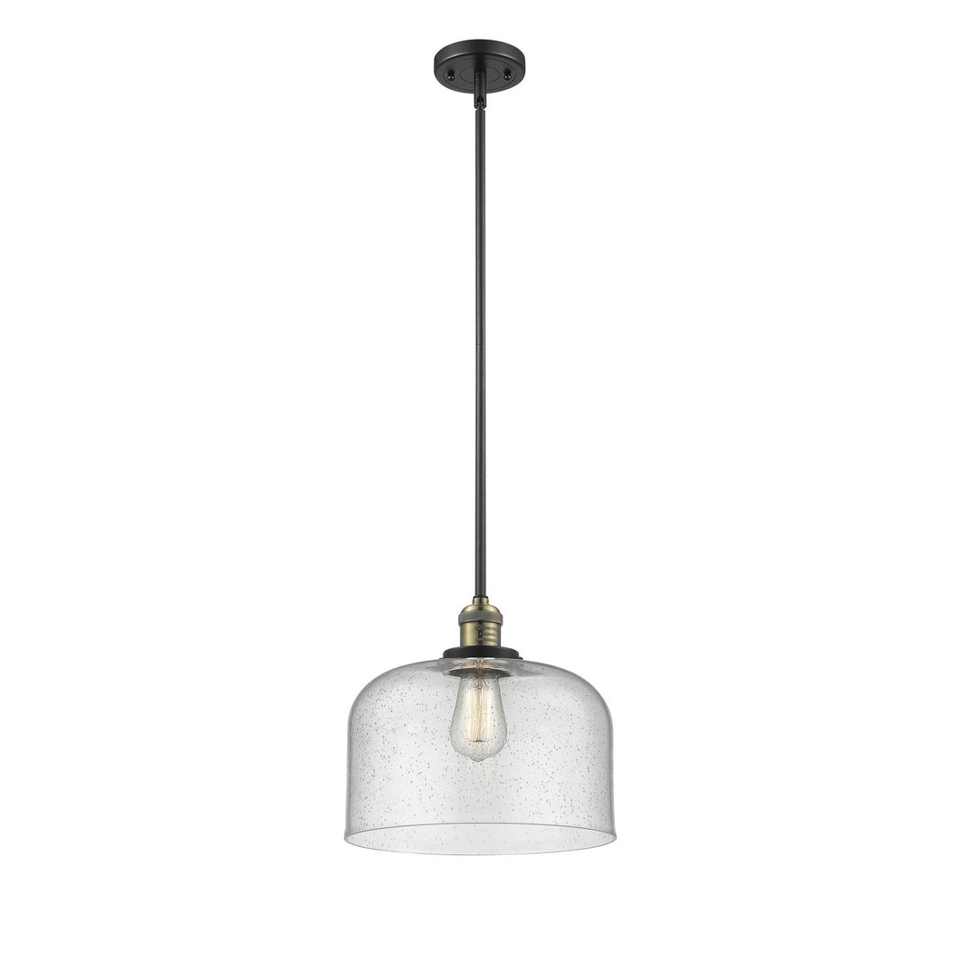Innovations Franklin Restoration 201S-BAB-G74-L-LED Pendant Light - Black Antique Brass