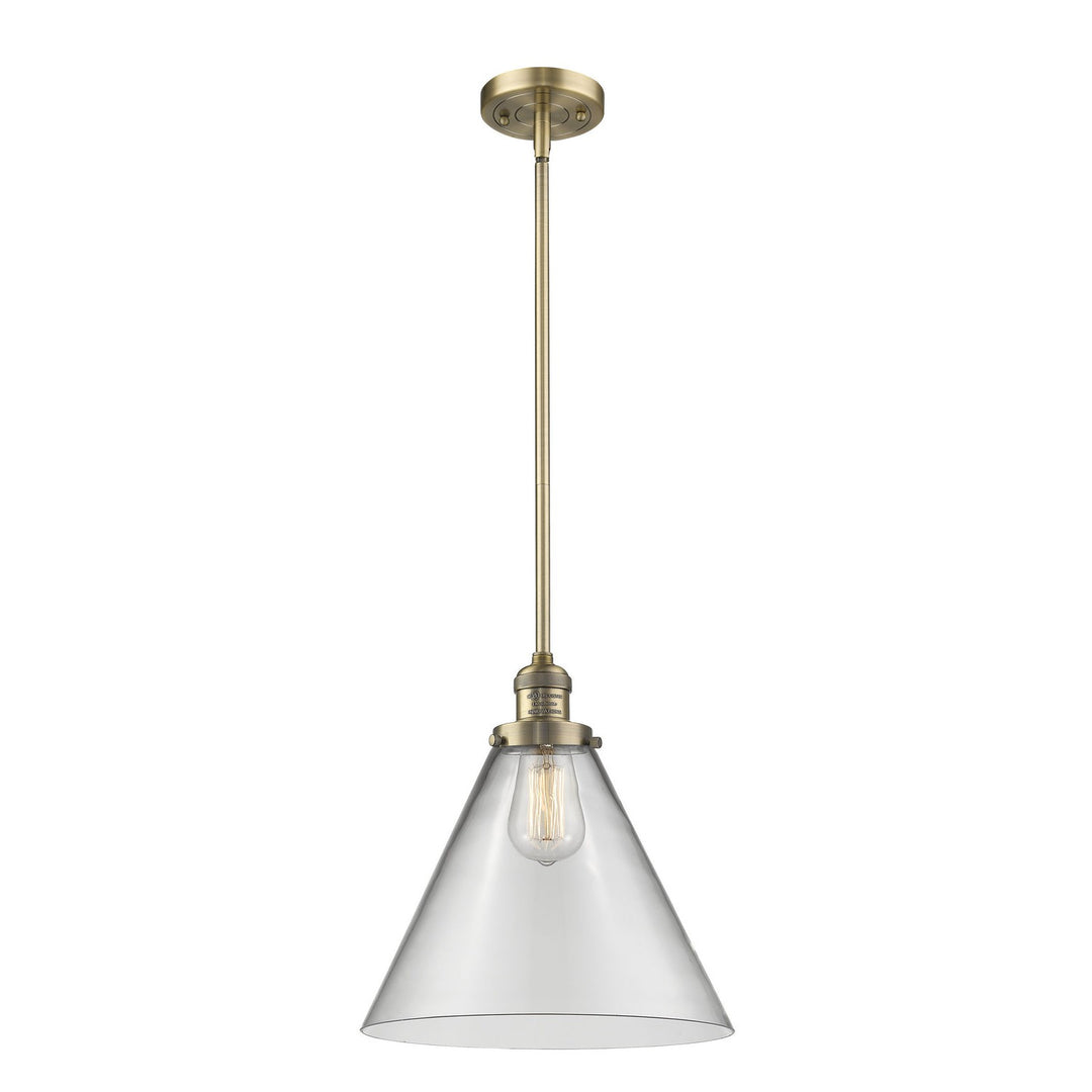 Innovations Franklin Restoration 201S-BB-G42-L-LED Pendant Light - Brushed Brass