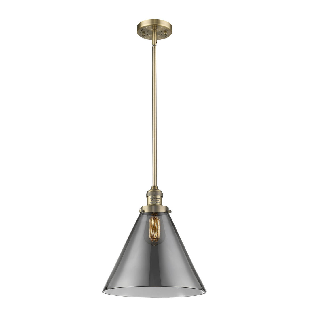 Innovations Franklin Restoration 201S-BB-G43-L Pendant Light - Brushed Brass