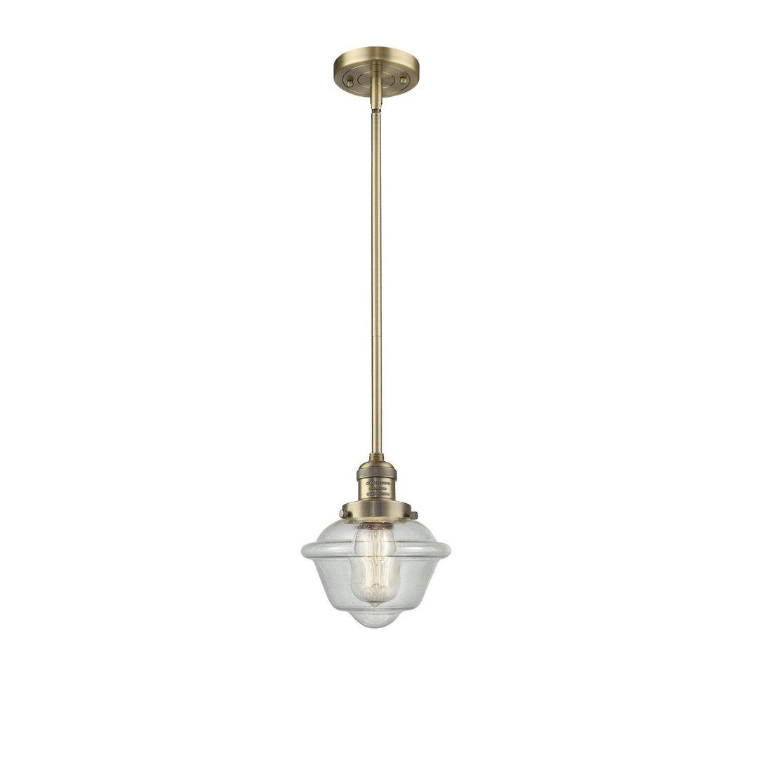 Innovations Franklin Restoration 201S-BB-G534 Pendant Light - Brushed Brass