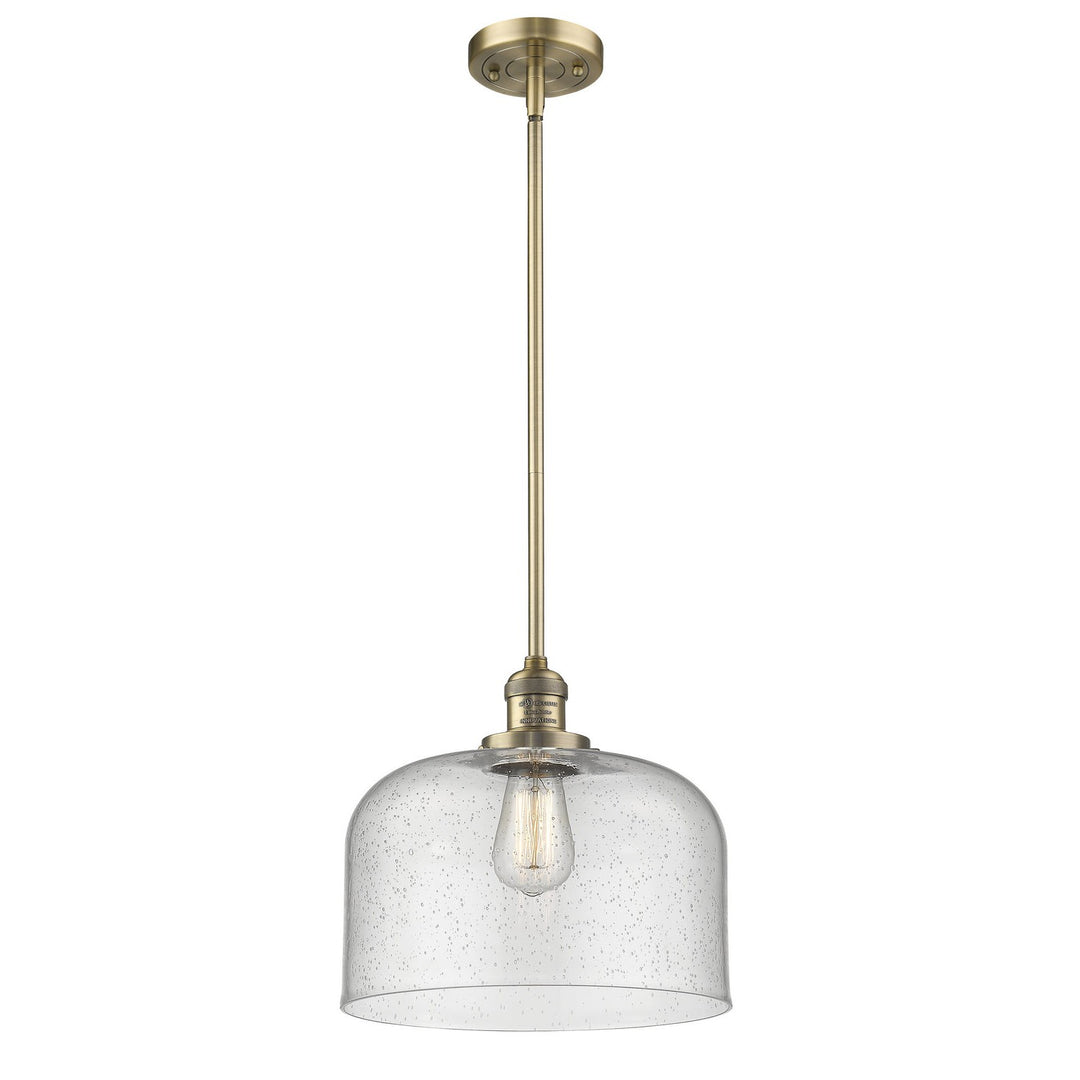 Innovations Franklin Restoration 201S-BB-G74-L Pendant Light - Brushed Brass