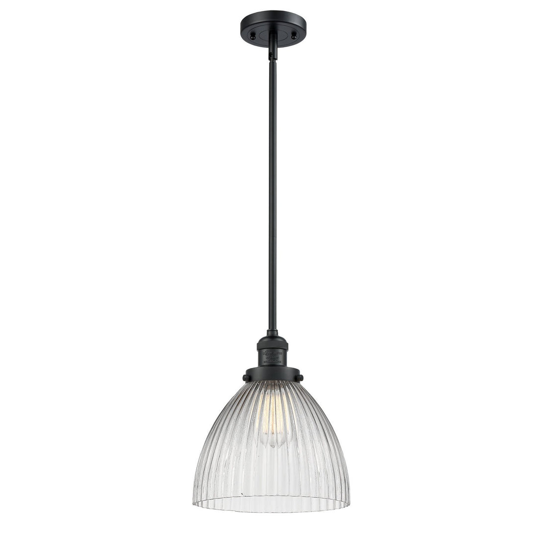 Innovations Franklin Restoration 201S-BK-G222 Pendant Light - Matte Black