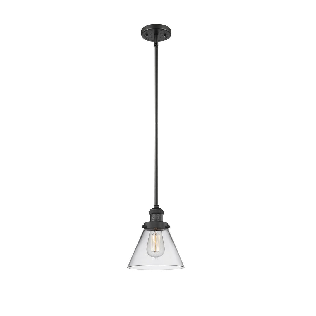 Innovations Franklin Restoration 201S-BK-G42-LED Pendant Light - Matte Black