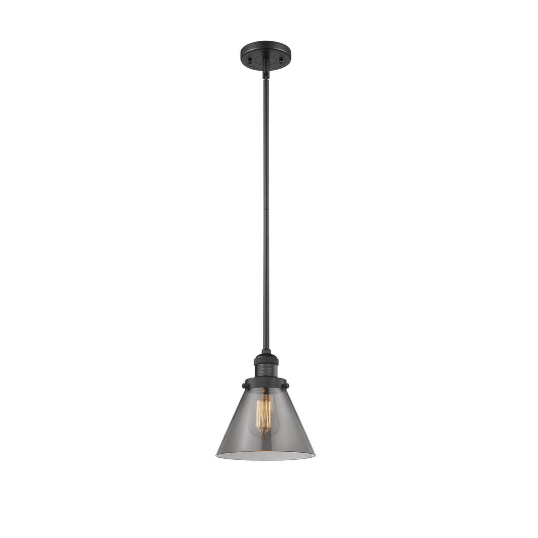 Innovations Franklin Restoration 201S-BK-G43-LED Pendant Light - Matte Black