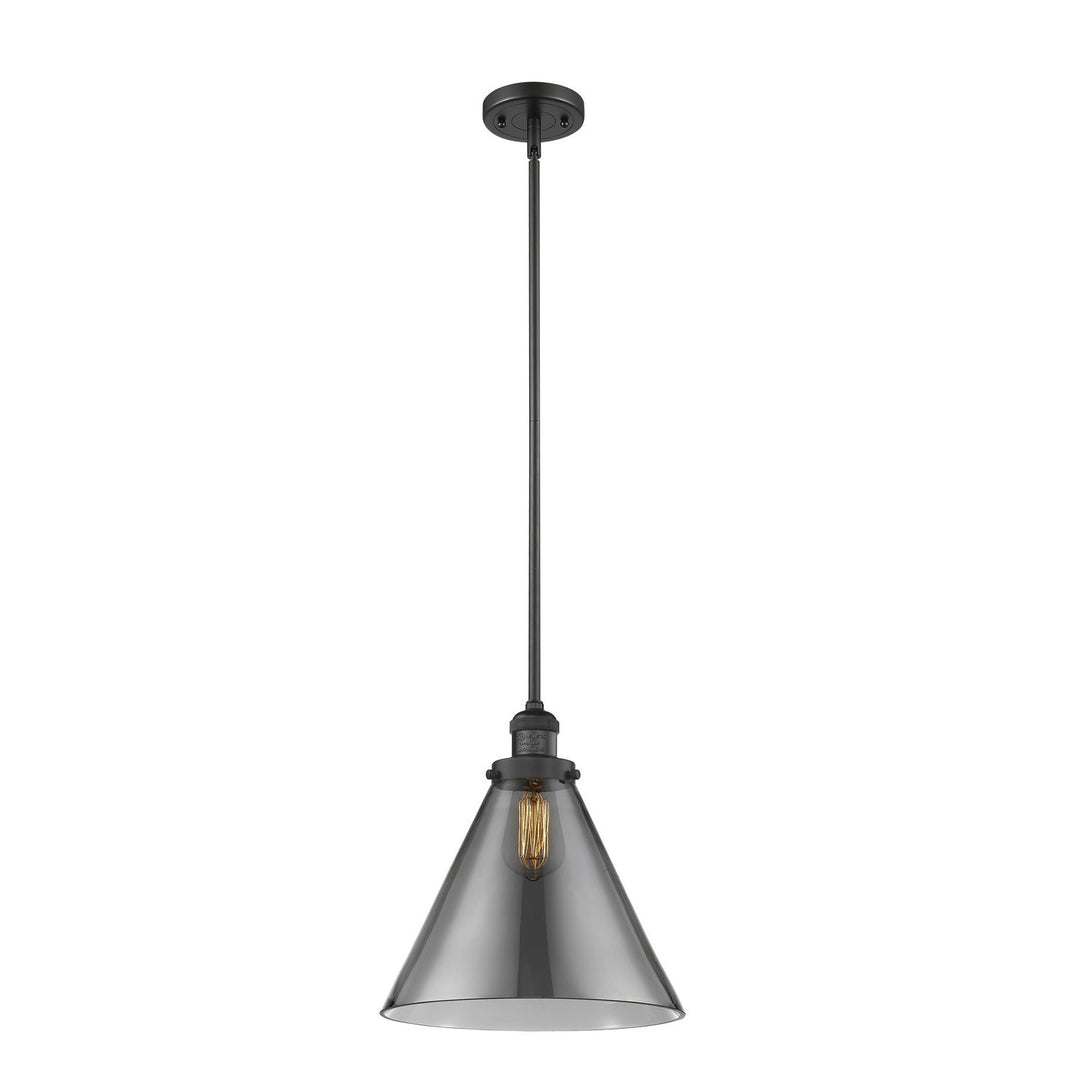 Innovations Franklin Restoration 201S-BK-G43-L-LED Pendant Light - Matte Black