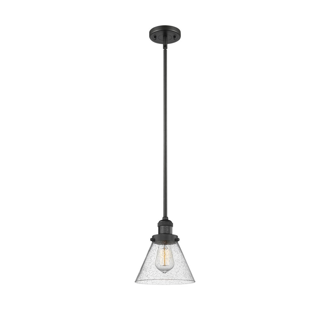 Innovations Franklin Restoration 201S-BK-G44-LED Pendant Light - Matte Black