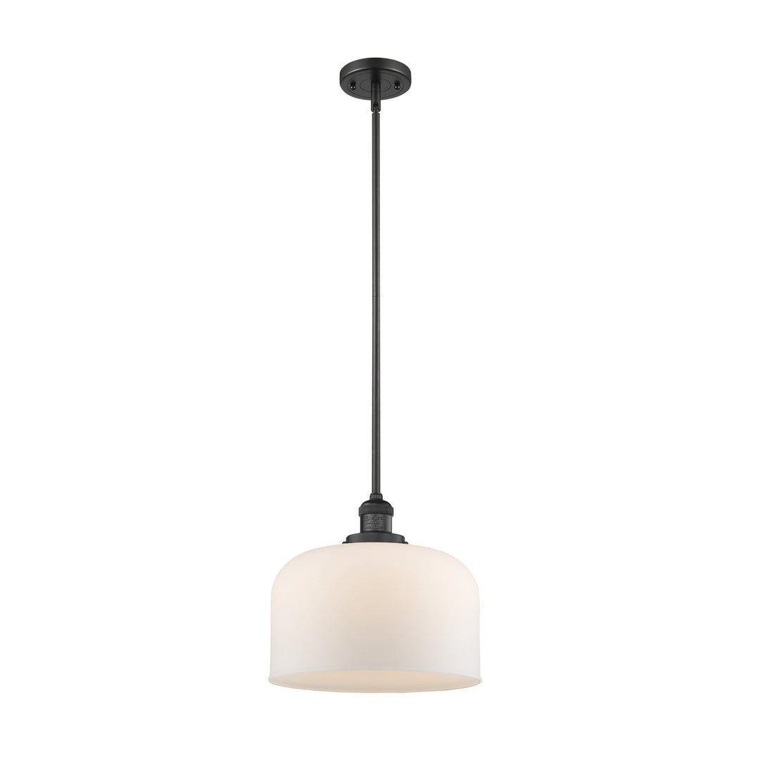 Innovations Franklin Restoration 201S-BK-G71-L Pendant Light - Matte Black
