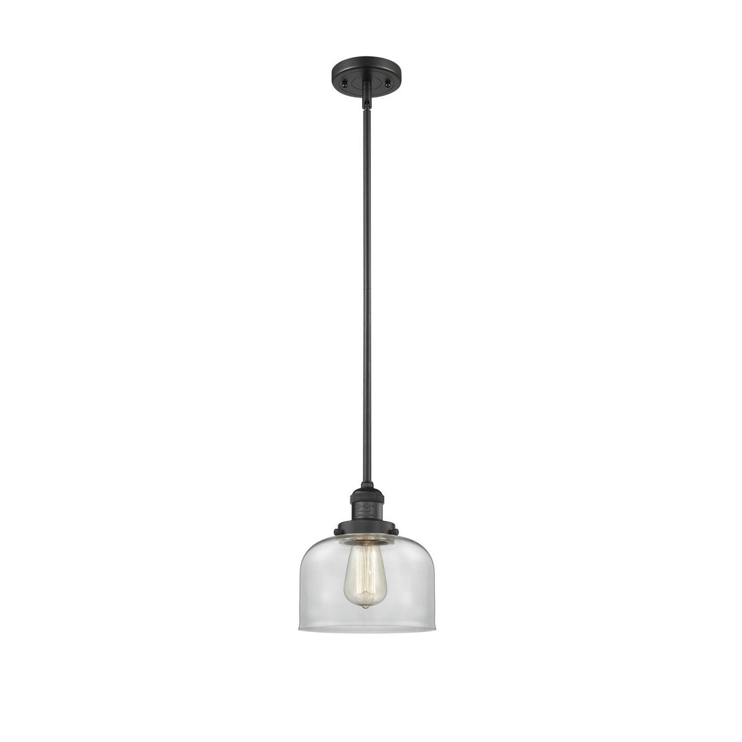 Innovations Franklin Restoration 201S-BK-G72 Pendant Light - Matte Black