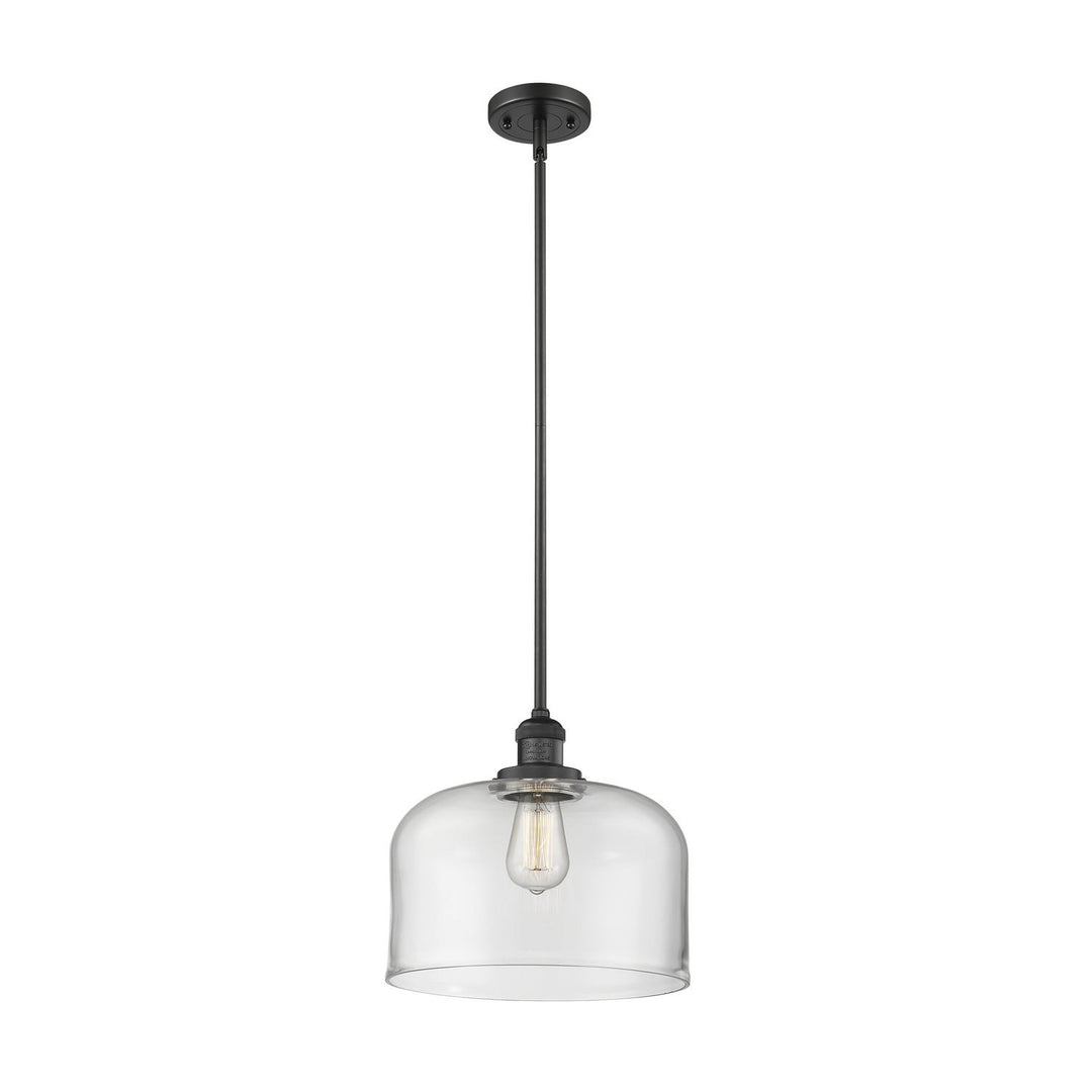 Innovations Franklin Restoration 201S-BK-G72-L-LED Pendant Light - Matte Black
