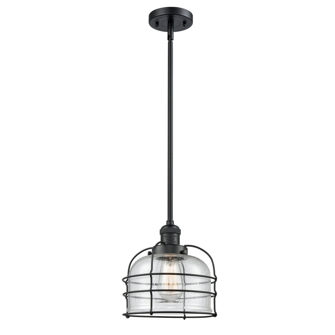 Innovations Franklin Restoration 201S-BK-G74-CE Pendant Light - Matte Black