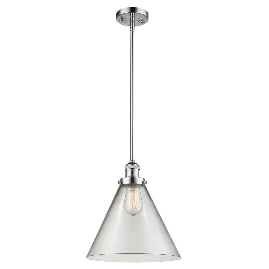 Innovations Franklin Restoration 201S-PC-G42-L Pendant Light - Polished Chrome