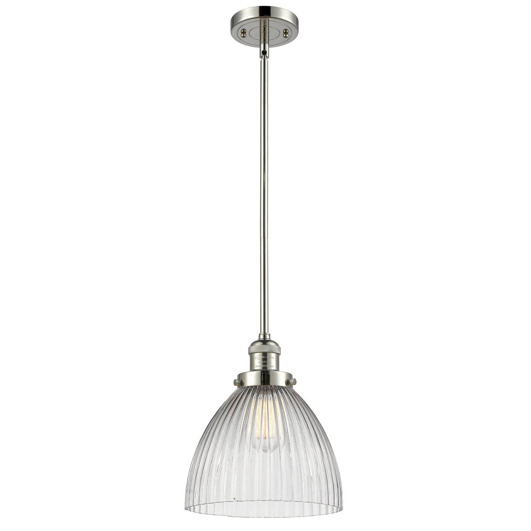 Innovations Franklin Restoration 201S-PN-G222 Pendant Light - Polished Nickel