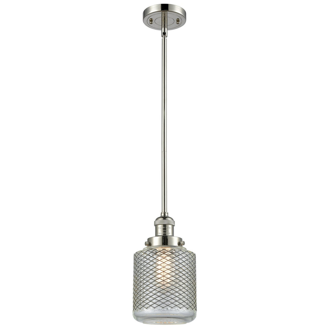 Innovations Franklin Restoration 201S-PN-G262 Pendant Light - Polished Nickel