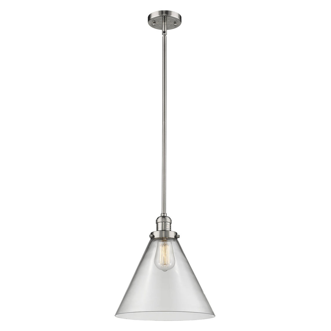 Innovations Franklin Restoration 201S-PN-G42-L Pendant Light - Polished Nickel