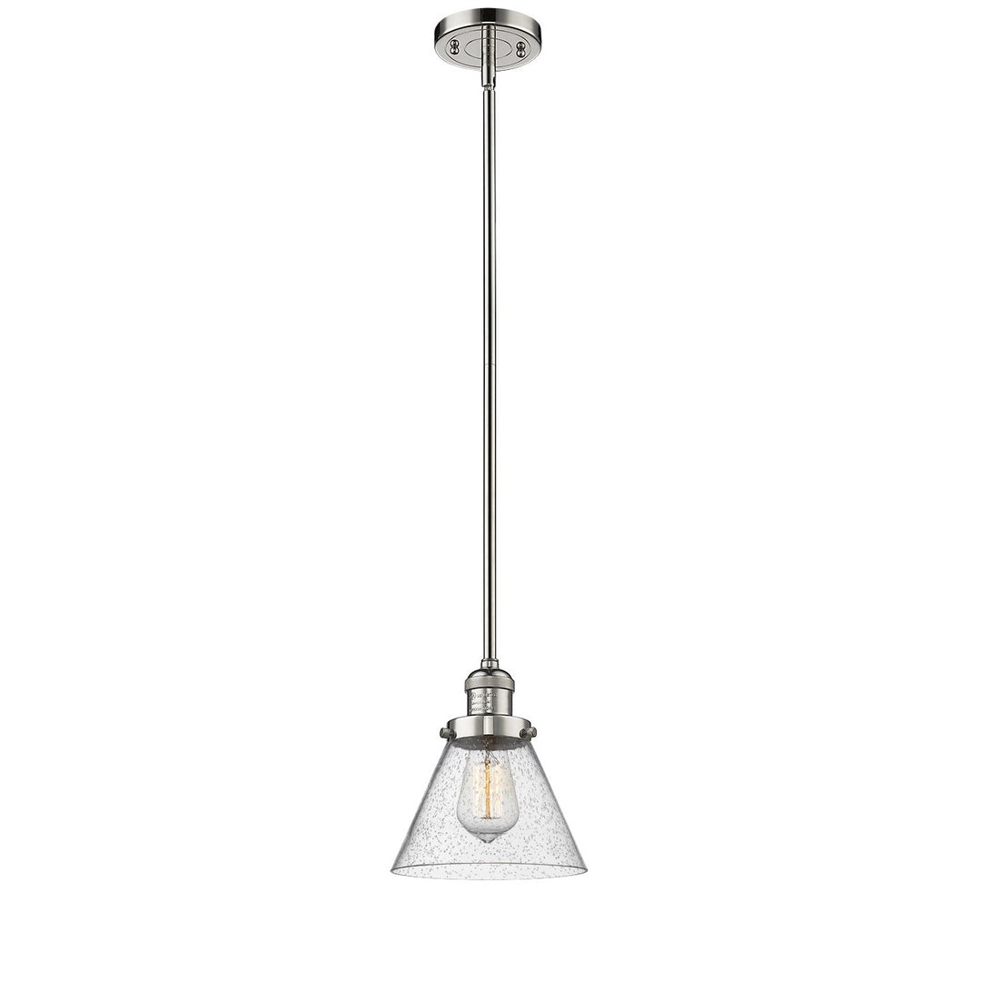 Innovations Franklin Restoration 201S-PN-G44 Pendant Light - Polished Nickel