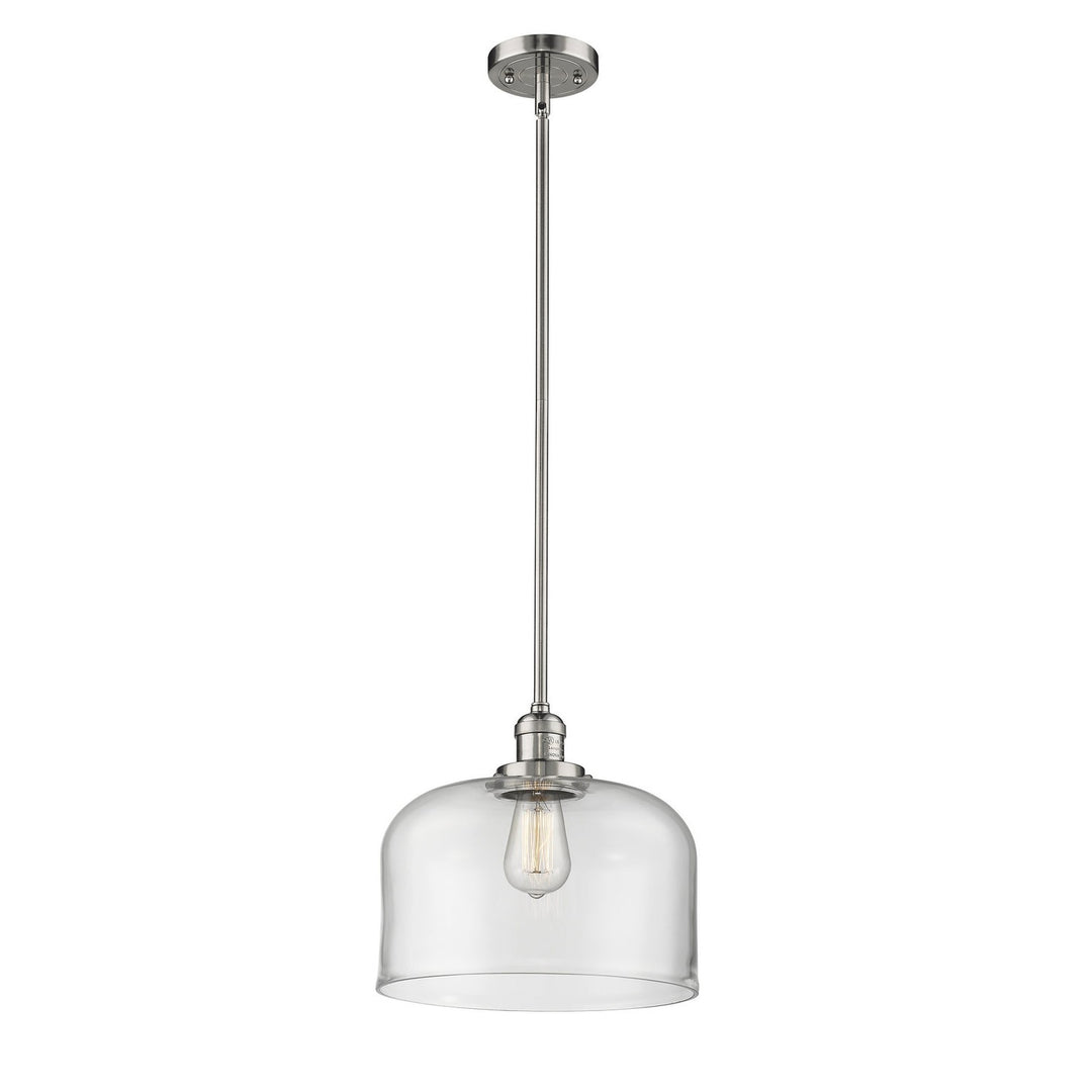 Innovations Franklin Restoration 201S-PN-G72-L Pendant Light - Polished Nickel
