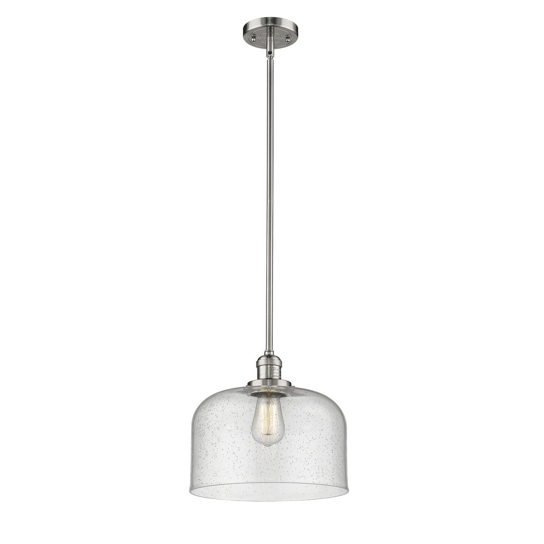 Innovations Franklin Restoration 201S-PN-G74-L Pendant Light - Polished Nickel