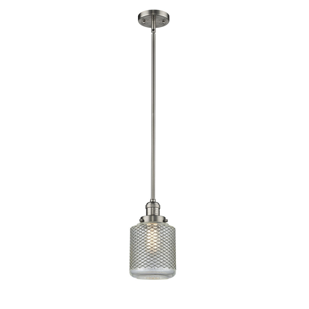 Innovations Franklin Restoration 201S-SN-G262 Pendant Light - Brushed Satin Nickel
