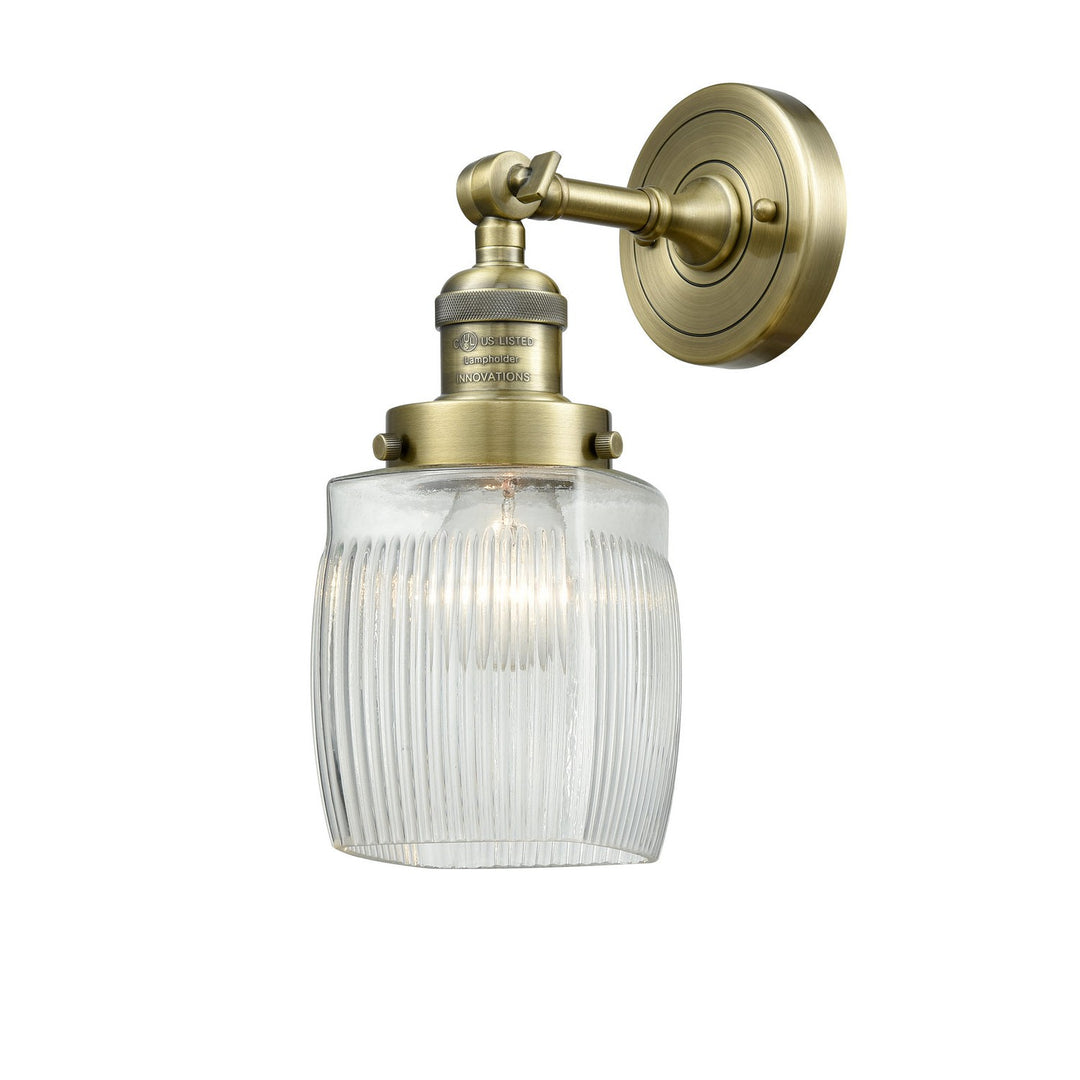 Innovations Franklin Restoration 203-AB-G302 Wall Sconce Light - Antique Brass