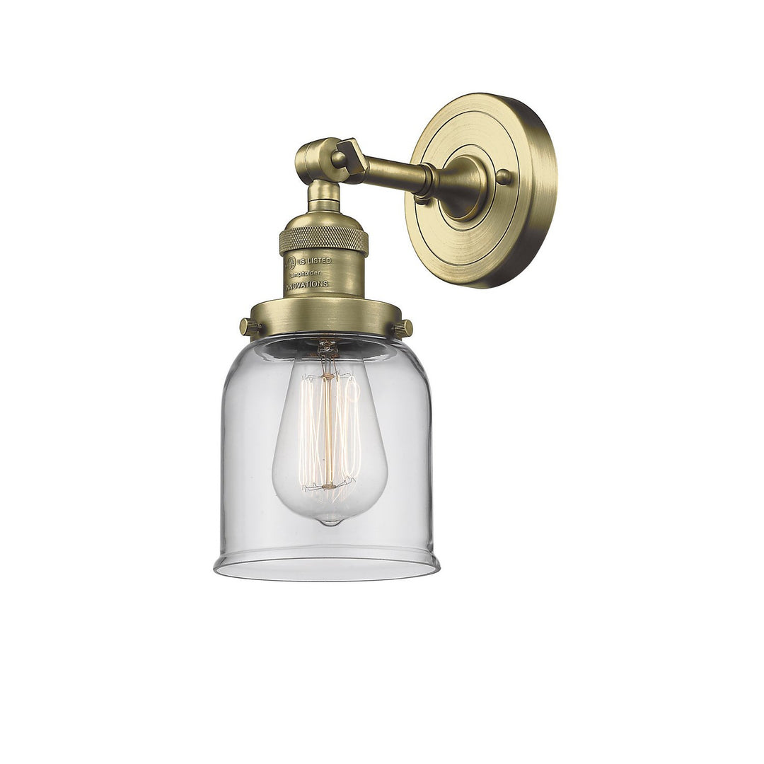 Innovations Franklin Restoration 203-AB-G52 Wall Sconce Light - Antique Brass