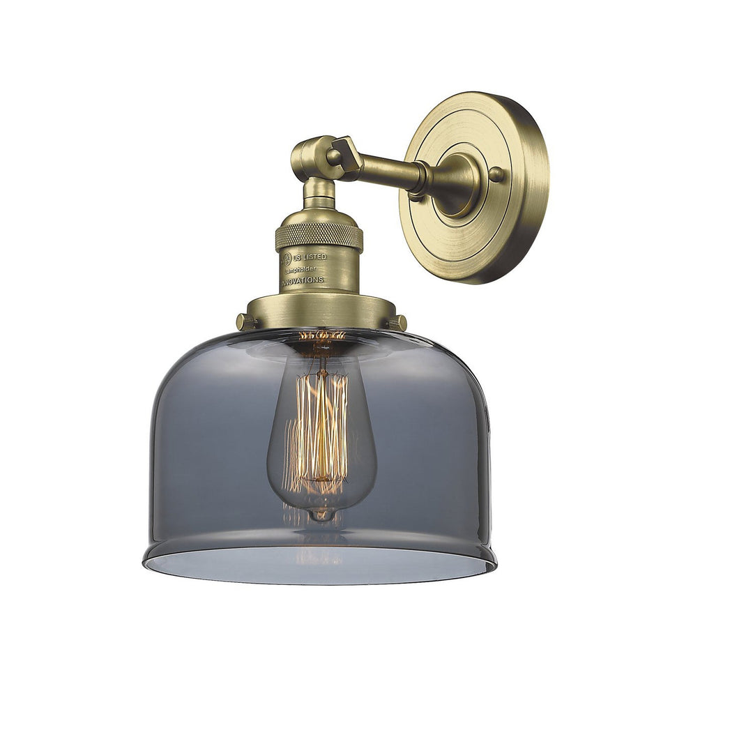 Innovations Franklin Restoration 203-AB-G73-LED Wall Sconce Light - Antique Brass