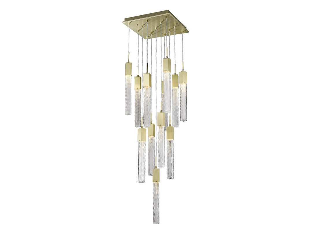 Avenue Boa HF1905-13-BOA-BB Chandelier Light - Brushed Brass