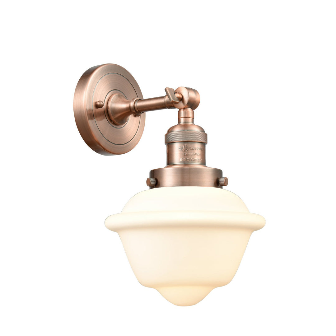 Innovations Franklin Restoration 203-AC-G531 Wall Sconce Light - Antique Copper