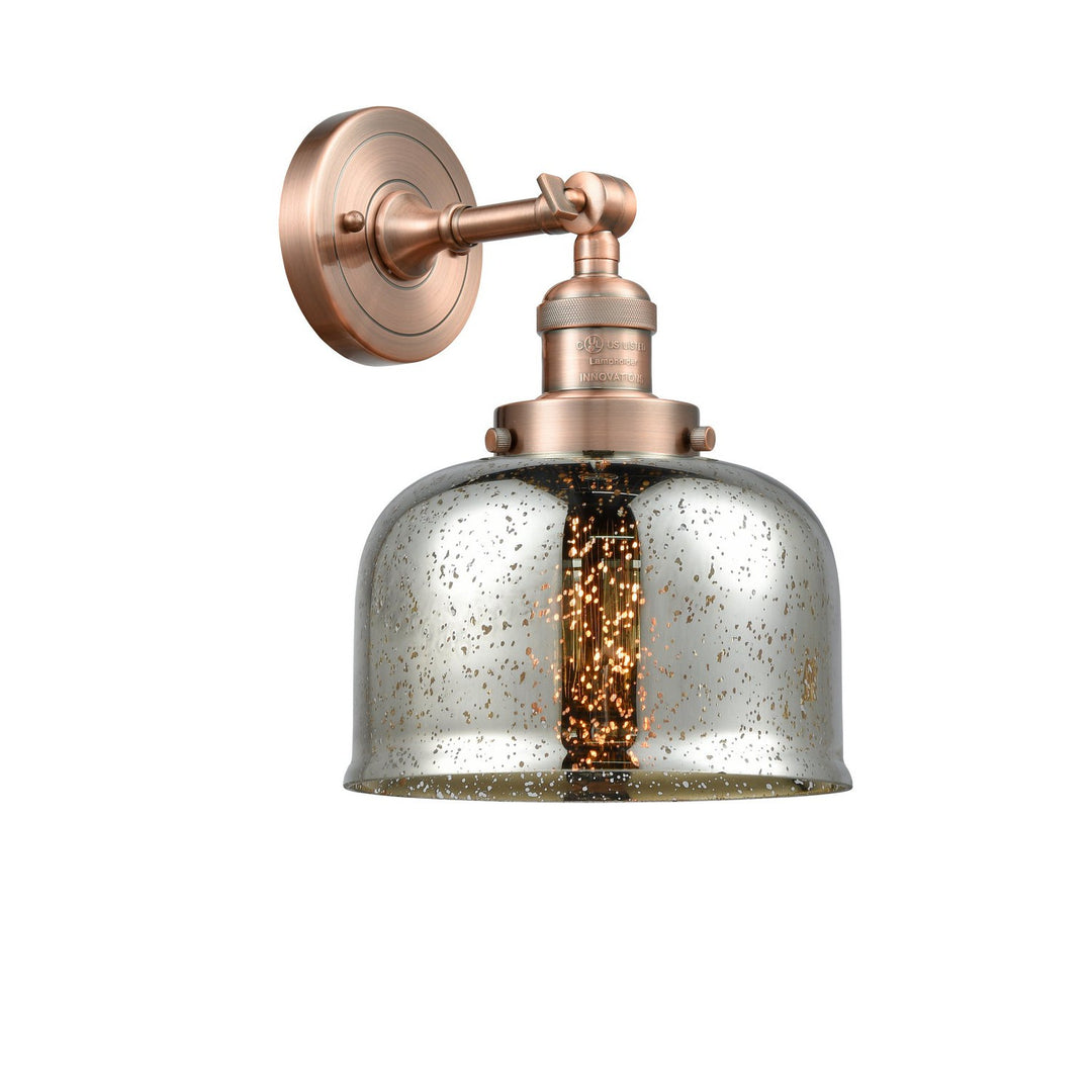 Innovations Franklin Restoration 203-AC-G78 Wall Sconce Light - Antique Copper