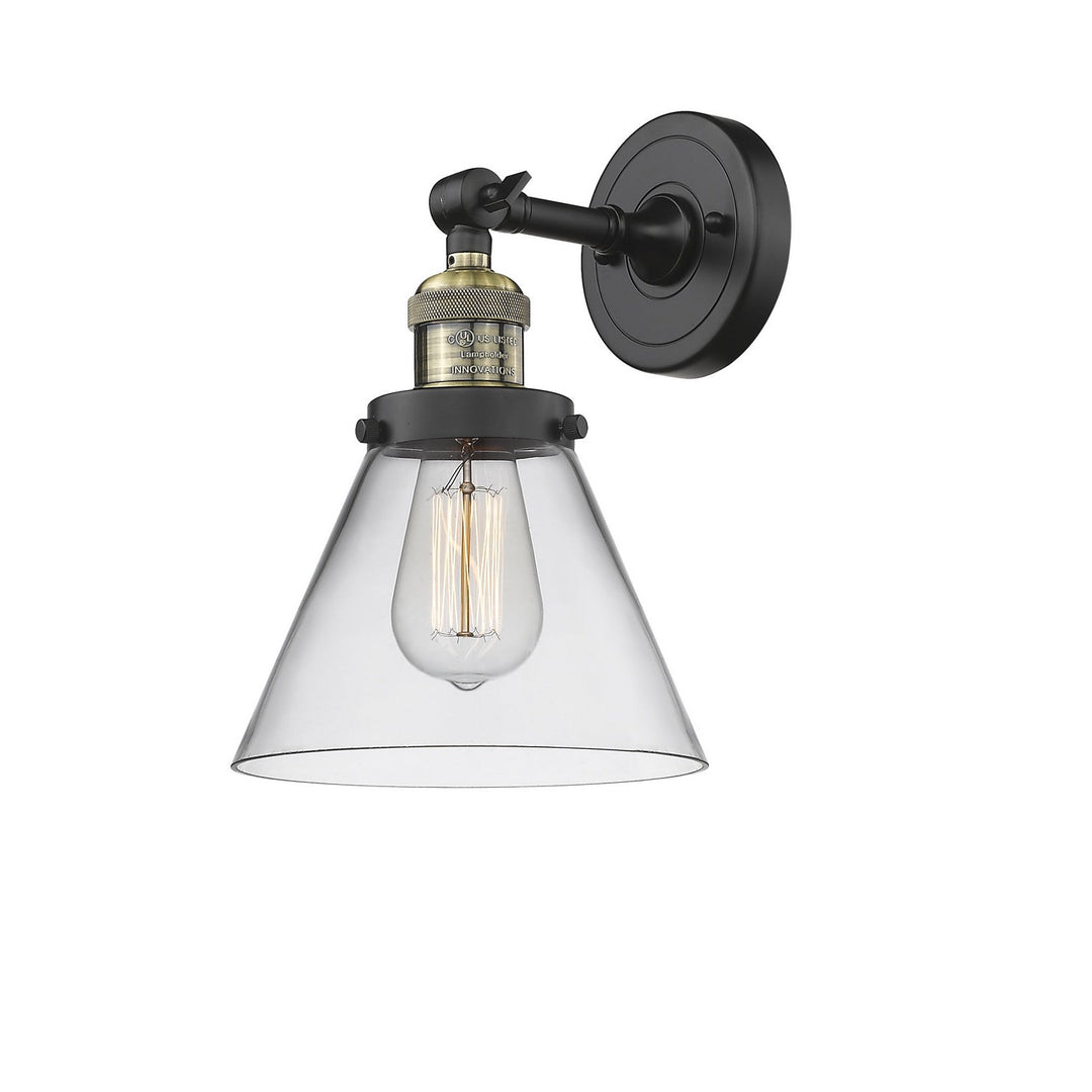 Innovations Franklin Restoration 203-BAB-G42-LED Wall Sconce Light - Black Antique Brass