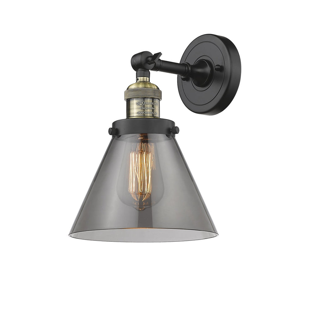 Innovations Franklin Restoration 203-BAB-G43-LED Wall Sconce Light - Black Antique Brass