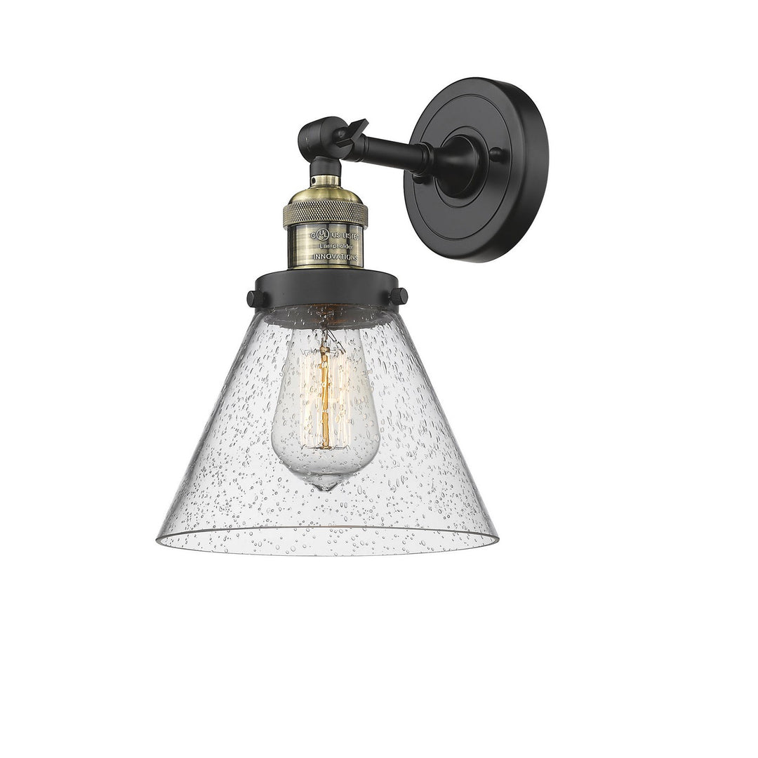 Innovations Franklin Restoration 203-BAB-G44-LED Wall Sconce Light - Black Antique Brass