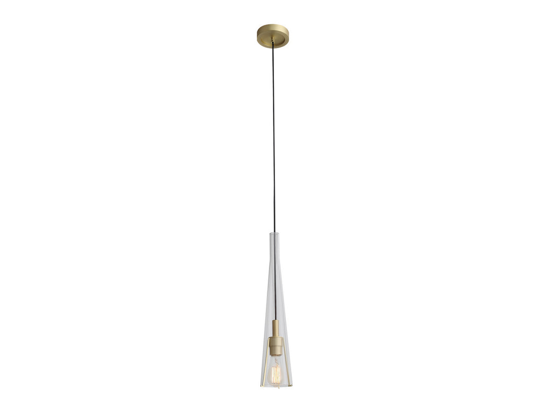 Avenue Abbey Park HF8130-BB Pendant Light - Brushed Brass