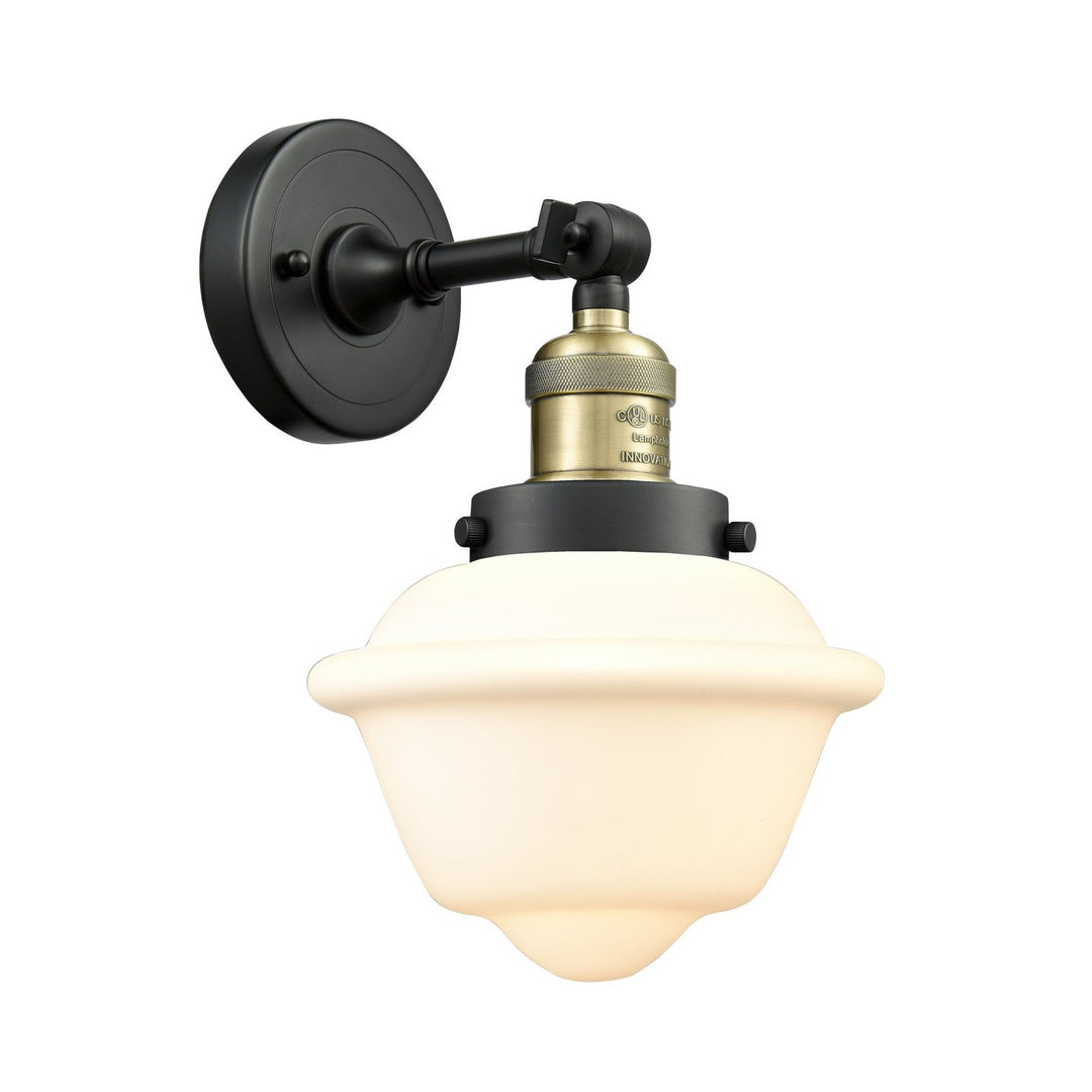 Innovations Franklin Restoration 203-BAB-G531 Wall Sconce Light - Black Antique Brass