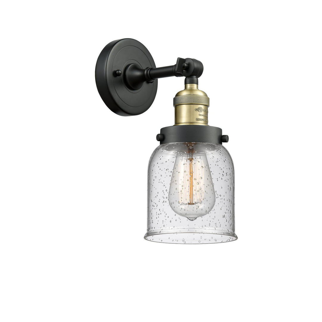 Innovations Franklin Restoration 203-BAB-G54 Wall Sconce Light - Black Antique Brass