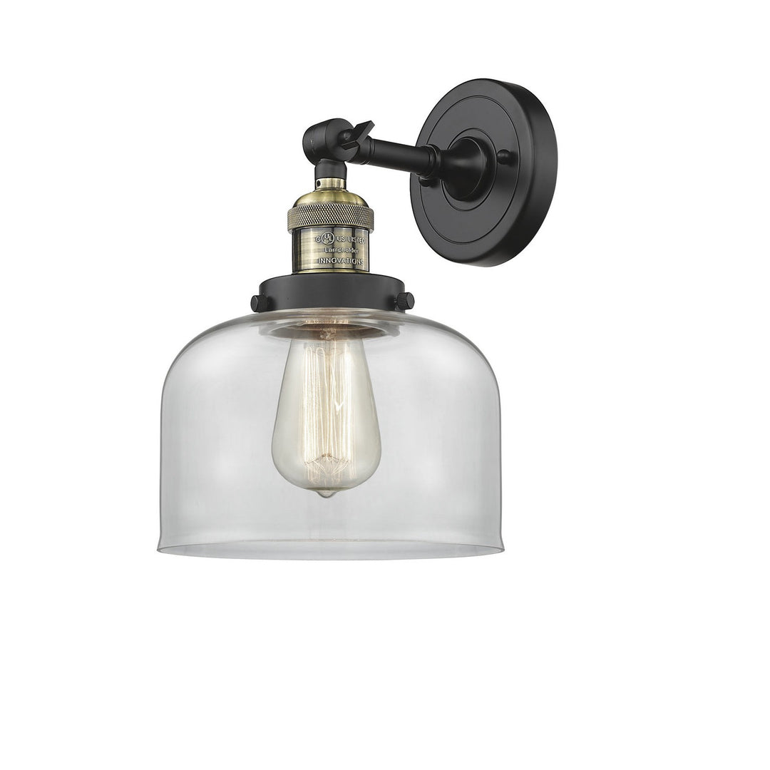 Innovations Franklin Restoration 203-BAB-G72-LED Wall Sconce Light - Black Antique Brass