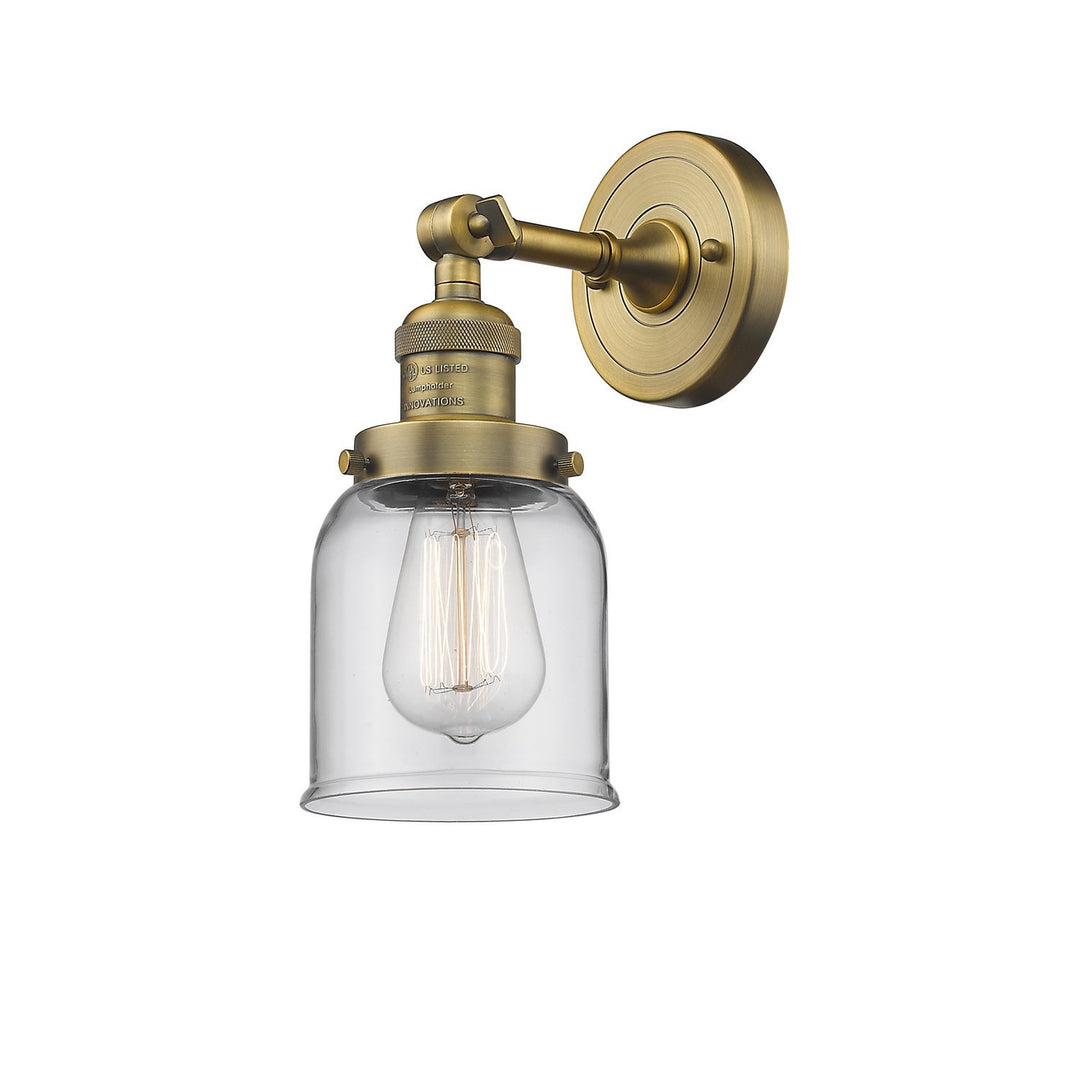 Innovations Franklin Restoration 203-BB-G52-LED Wall Sconce Light - Brushed Brass