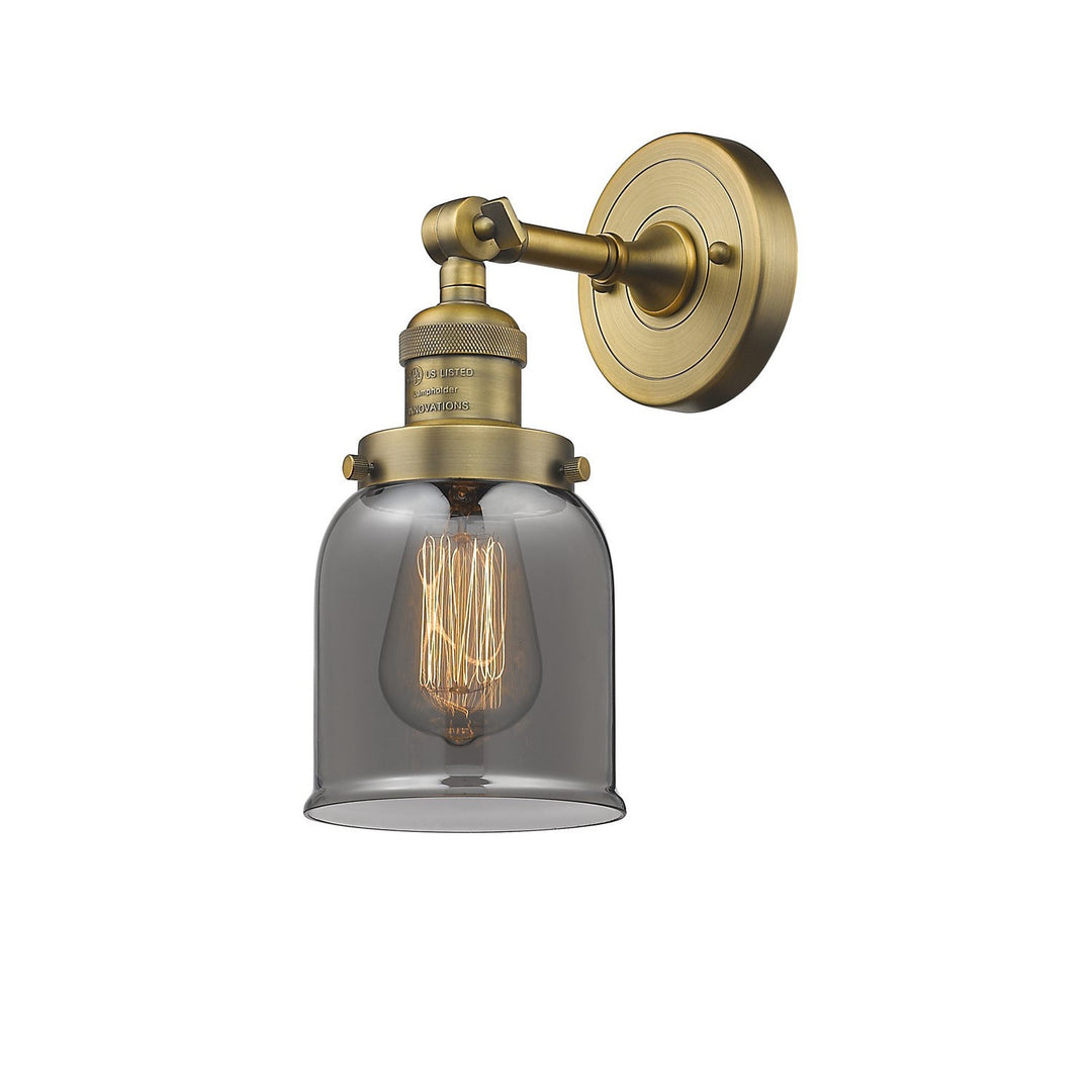 Innovations Franklin Restoration 203-BB-G53-LED Wall Sconce Light - Brushed Brass