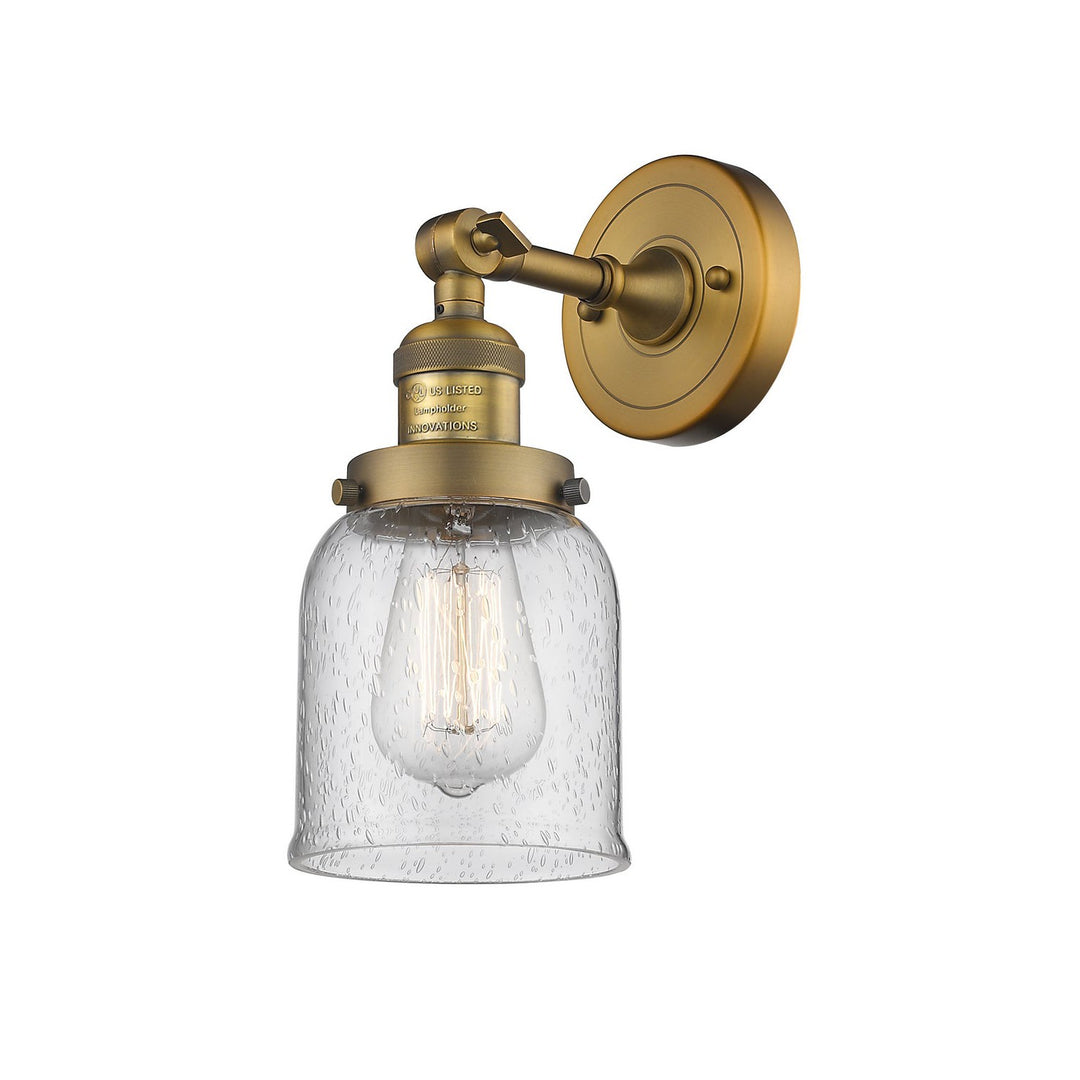 Innovations Franklin Restoration 203-BB-G54-LED Wall Sconce Light - Brushed Brass