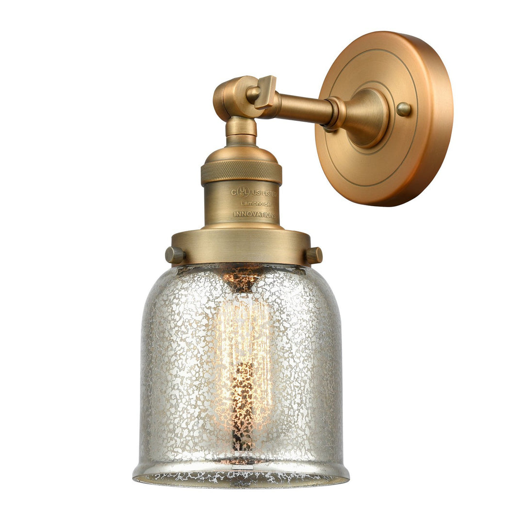 Innovations Franklin Restoration 203-BB-G58 Wall Sconce Light - Brushed Brass