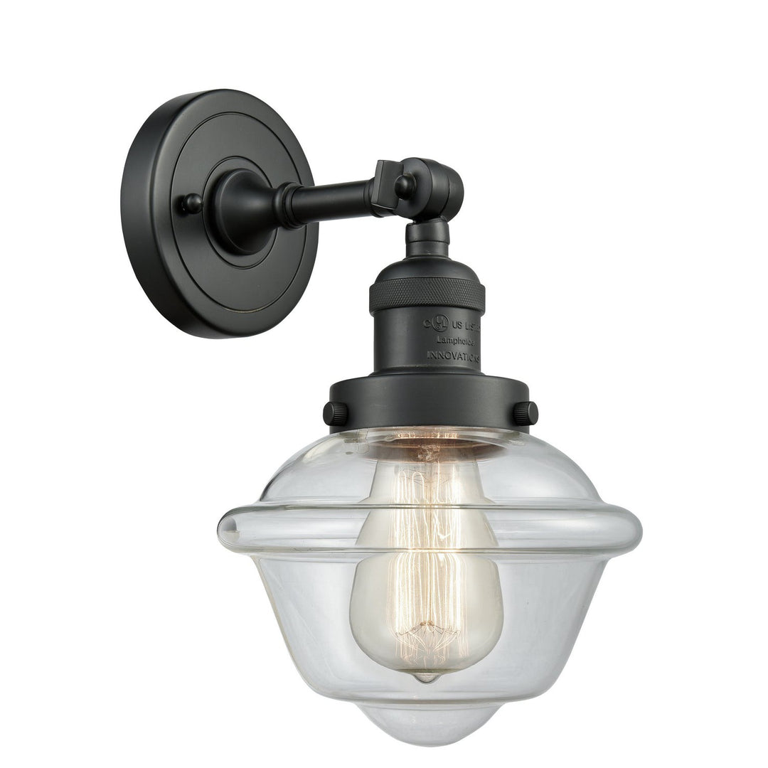 Innovations Franklin Restoration 203-BK-G532 Wall Sconce Light - Matte Black