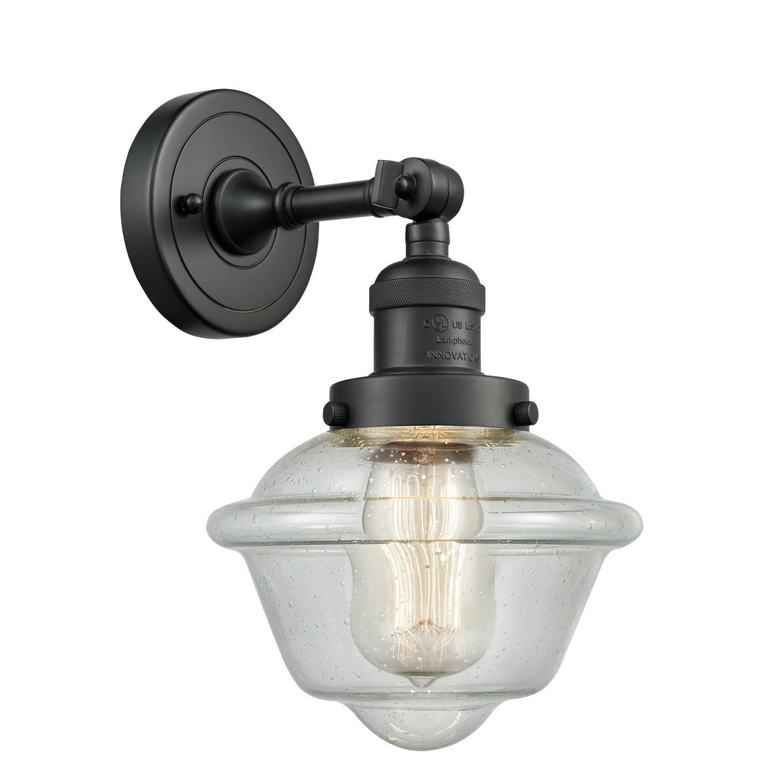 Innovations Franklin Restoration 203-BK-G534 Wall Sconce Light - Matte Black