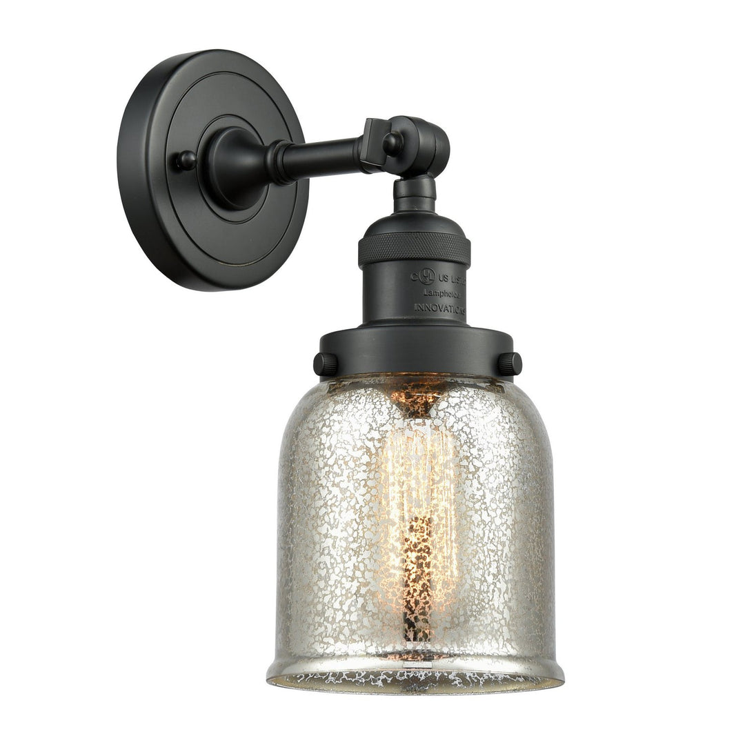 Innovations Franklin Restoration 203-BK-G58-LED Wall Sconce Light - Matte Black