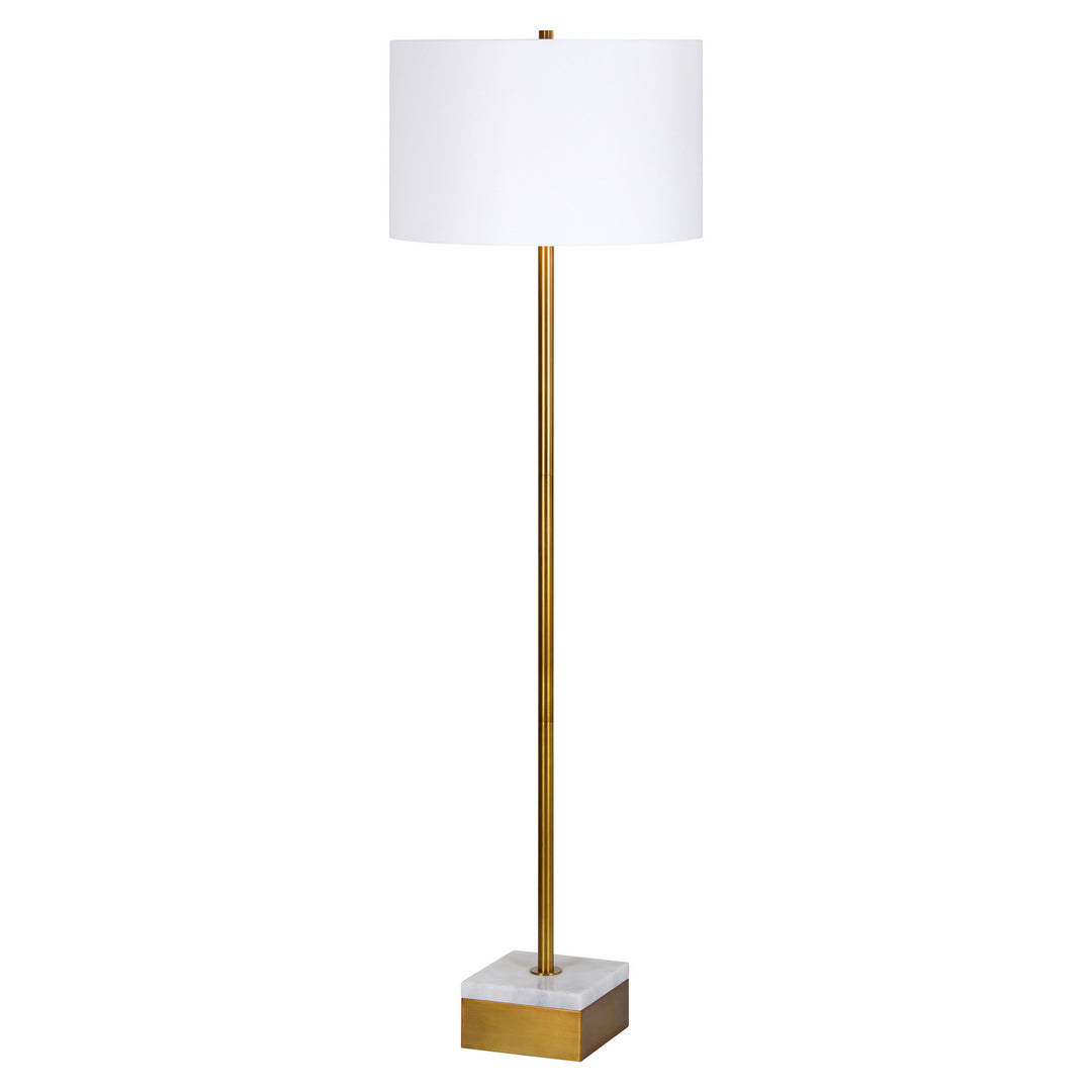 Renwil Lighting LPF3023 Divinity One Light Floor Lamp Lamp Gold, Champ, Gld Leaf