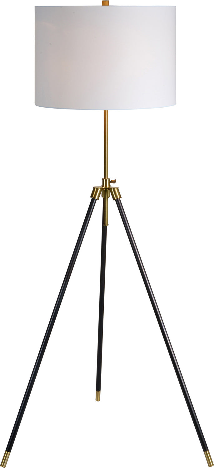 Renwil Lighting LPF3069 Mewitt One Light Floor Lamp Lamp Brass - Antique