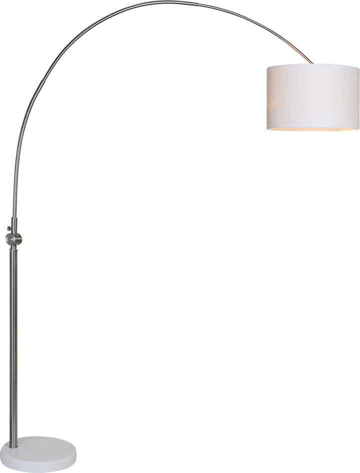 Renwil Lighting LPF3071 Cassell One Light Floor Lamp Lamp Pewter, Nickel, Silver