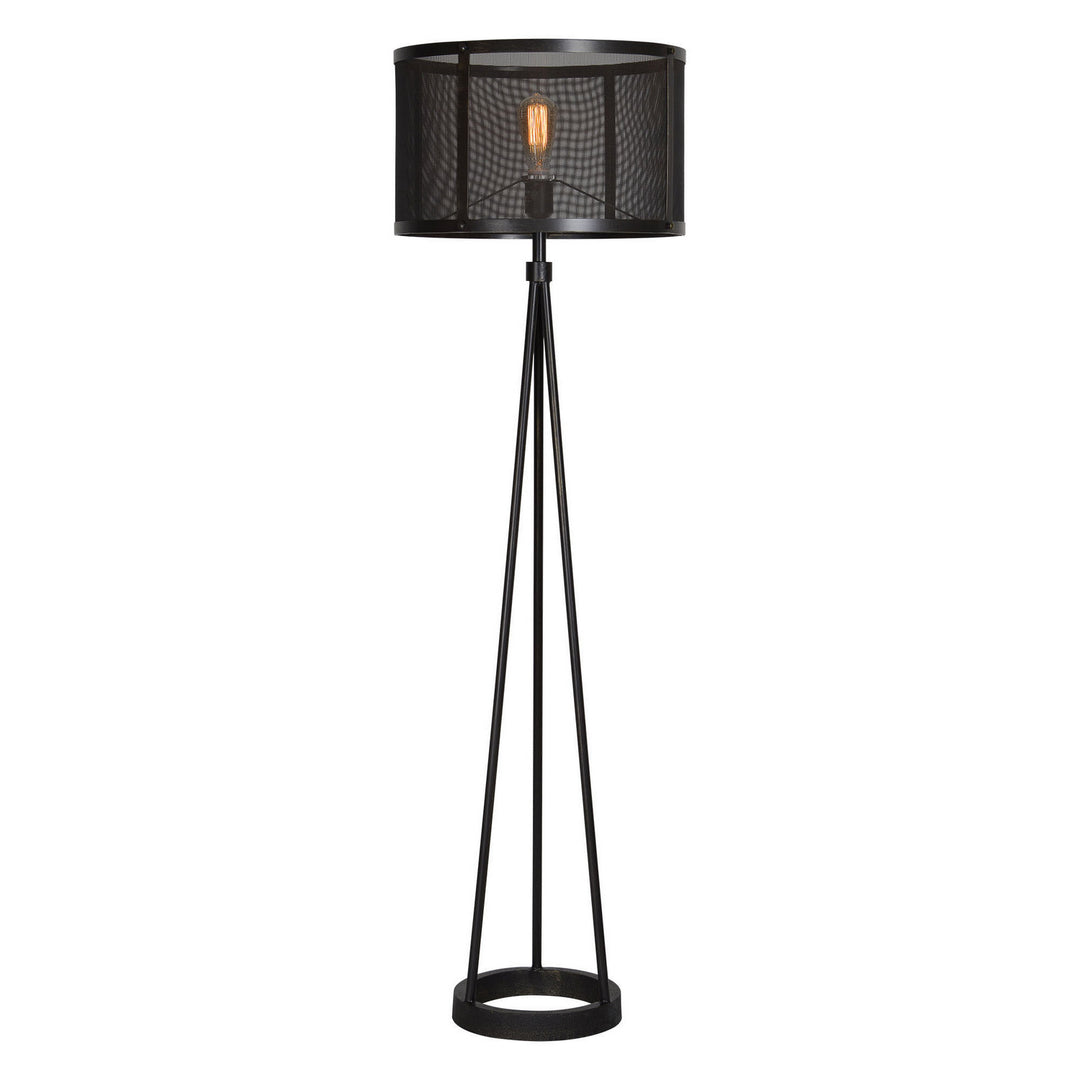 Renwil Lighting LPF582 Livingstone One Light Floor Lamp Lamp Black